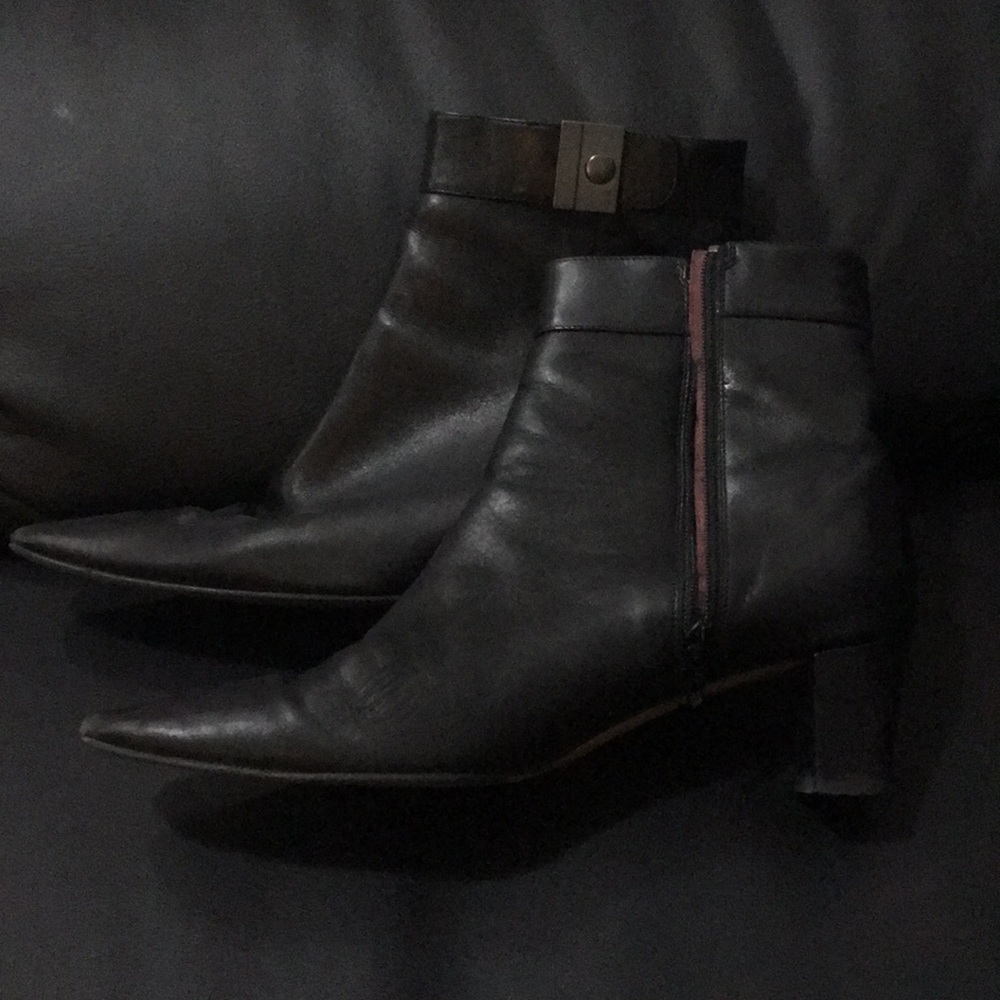 Coach pointed toe boot